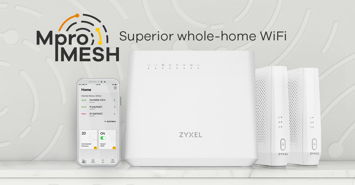 Kneden Schaken snel Zyxel launches MPro Mesh system for whole-home WiFi - NewsnReleases