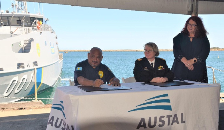 Austal delivers seventh Guardian-class Patrol Boat (GCPB) to the Australian Department of Defence 1