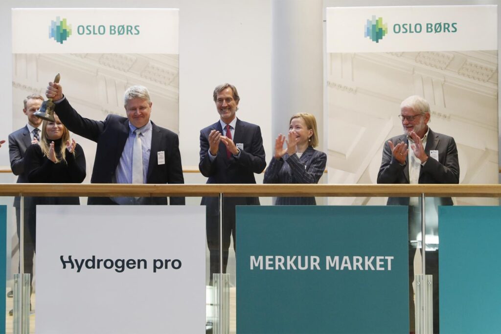 HydrogenPro admitted to trading on Merkur Market 1