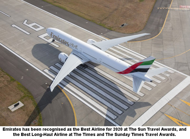 Emirates crowned Best Airline and Best Long-Haul Airline 1