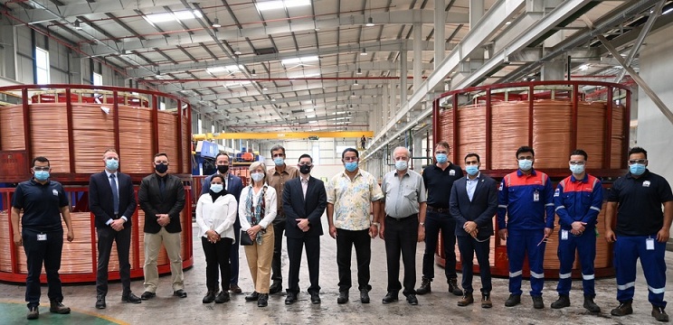 AmCham members tour Mueller Middle East 1
