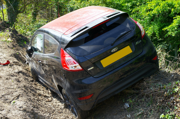 black hatchback car