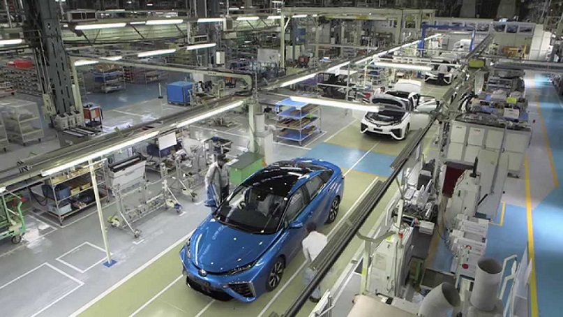 toyota motor assembly line