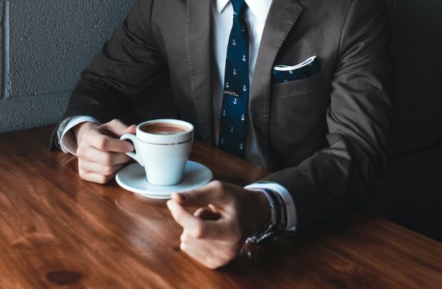 Man with a cup of tea