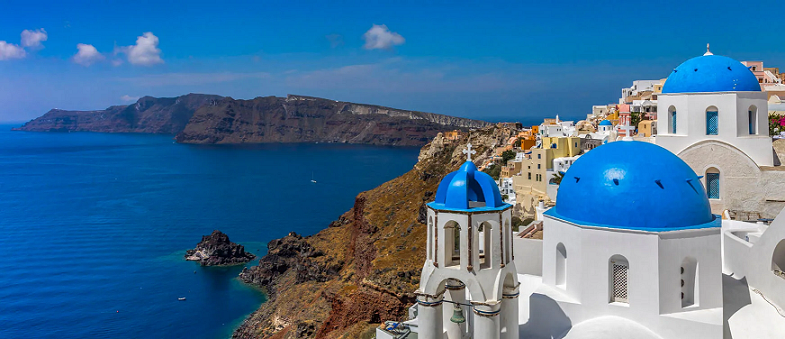 Santorini is a volcanic island