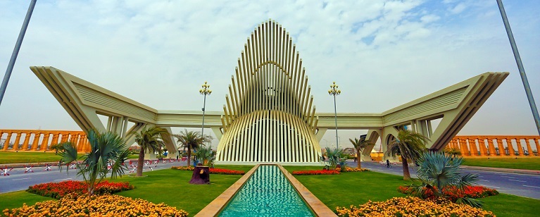 Bahria Town Karachi entrance 