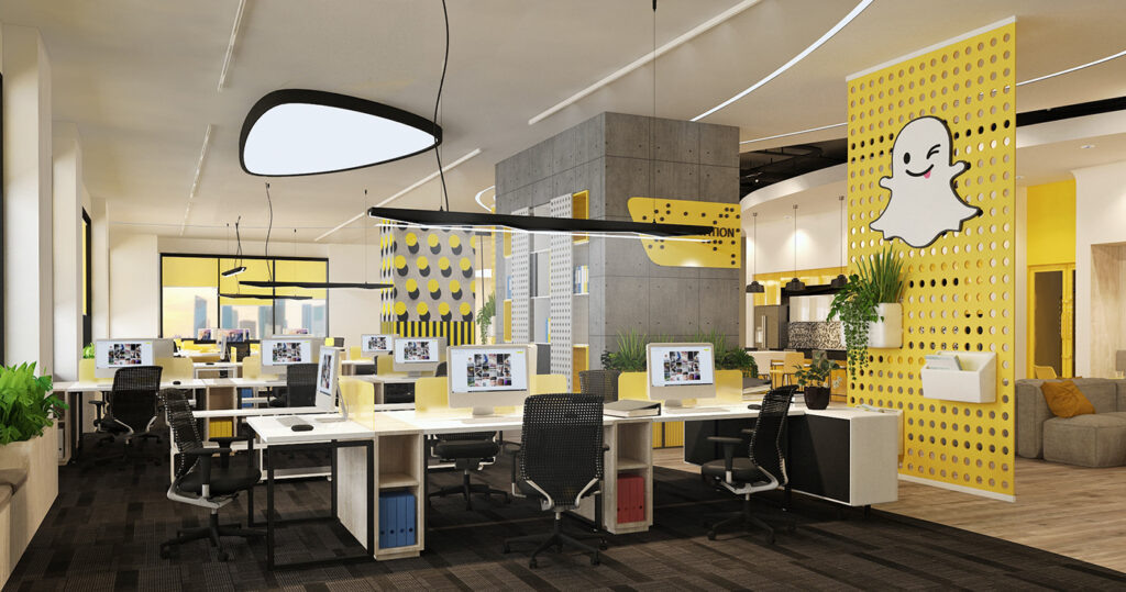 snap inc empty office