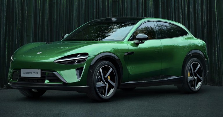 Xiaomi unveils Tesla Model Y competitor YU7 in Beijing showrooms 1 Xiaomi YU7, Tesla Model Y, Beijing showrooms,