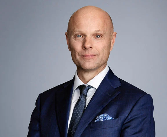 Morten Thorsrud , CEO of Sampo Group, Torbjörn Magnusson,